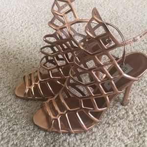 Steve Madden Rose Gold Sandals